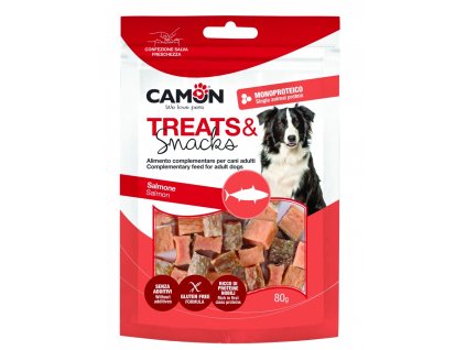 TREATS DICE WITH SALMON 80 g
