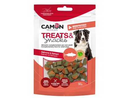 HEARTS WITH SALMON AND SPINACH 80 g