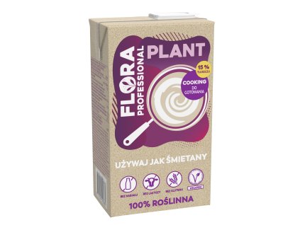 Flóra növény 15% főzéshez vegán 1L