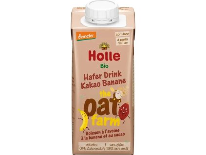 Holle Ovesný nápoj Kakao a banán 12m+ 200 ml bio