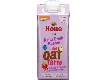 Holle Ovesný nápoj Lesní ovoce 12m+ 200 ml bio