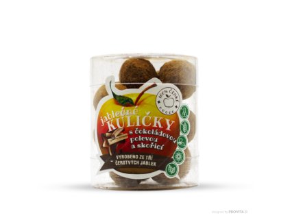 Apple balls with chocolate coating and cinnamon, gluten-free, 100g TRUTNA