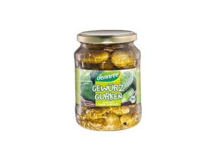 Dennree Ecetes uborka 670g bio