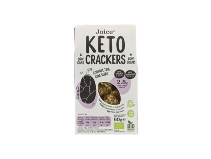 Joice Keto Cracker mit Chia 60g Bio