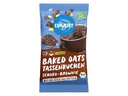 Davert Zabpehely brownie bögre torta 71 g bio