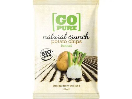 Go Pure Chips de cartofi Fenicul 125 g organic