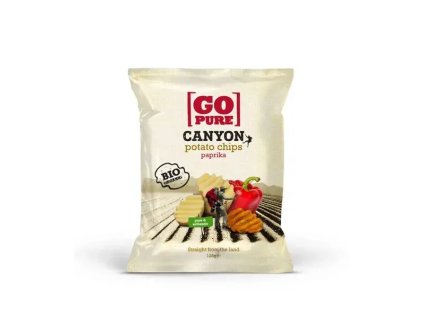 Go Pure Bramborové lupínky Canyon paprika 125 g bio