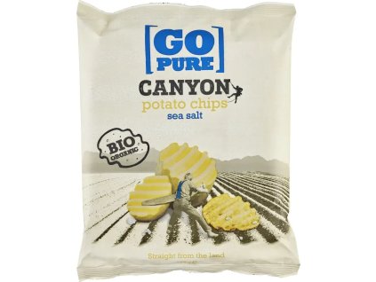Go Pure Kartoffelchips Canyon Meersalz 125 g Bio