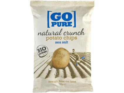 Go Pure Potato Chips Sea Salt 125 g Organic