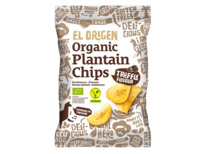 Chipsuri de trufe El Origen Banana 80 g organic