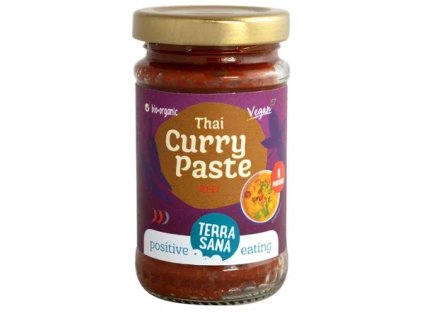 Terrasana Red Thai curry paste 120 g organic