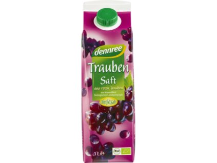 Dennree Grape juice from red grapes 1 l organic