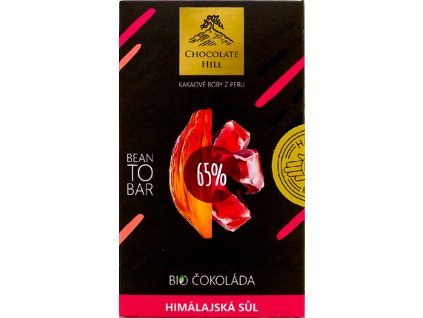 Dark chocolate 65% with Himalayan salt 60 g BIO CHOCOLATE HILL