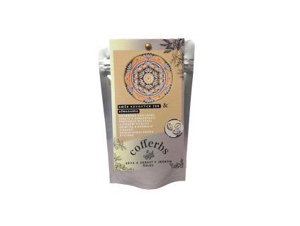 Gemahlener Kaffee - eine Mischung aus Kaffeebohnen & ASHWAGANDA - Cofferbs 100g