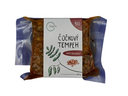 Čočkový tempeh BIO MARINOVANÝ - TempeHu 200g