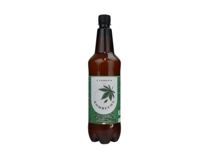 Green tea kombucha with hemp - Vineco 1l