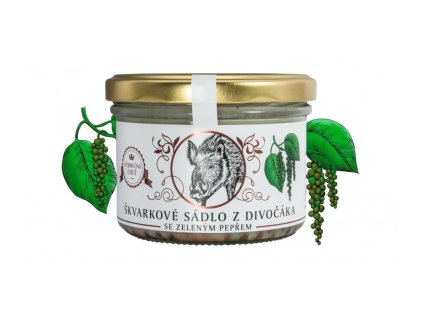 Wildschweinspeck mit grünem Pfeffer - Vineco 150g