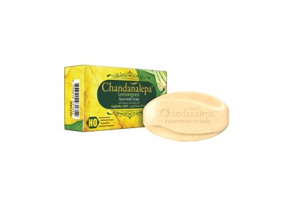 Stałe mydło ajurwedyjskie Lemongrass - Chandanalepa 100g