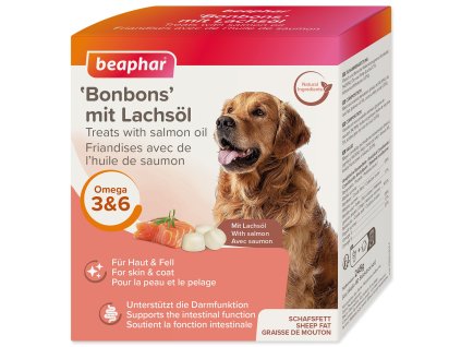 Bomboană de grăsime de oaie Beaphar cu somon 245g