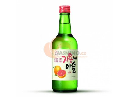 JINRO rice soju with grapefruit flavor 13% 360ml