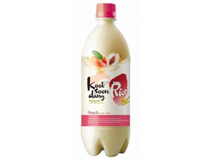 kook soon dang ryzove vino makgeoli s broskvovou prichuti 750ml