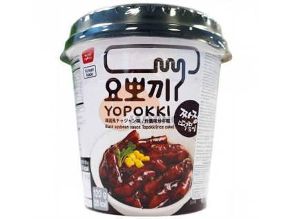 YOPOKKI Instant Rice Cakes Jjajang 120g