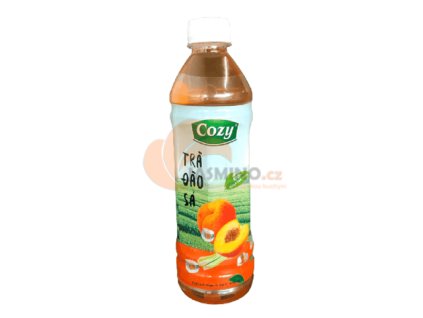cozy caj s prichuti citronove travy a broskve 350ml