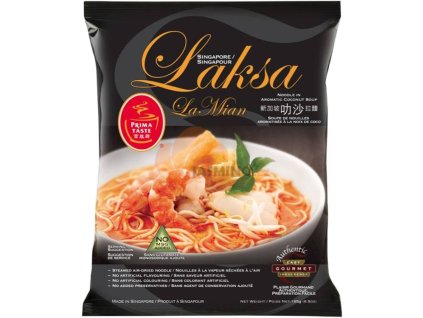 PRIMA TASTE Inst.Laksa kókuszos curry tészta Lamian 185g
