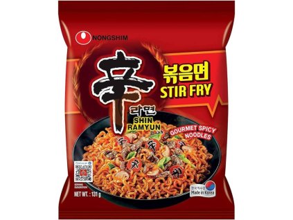 nongshim instantni nudle shin ramyun stir fry pikantni 131g