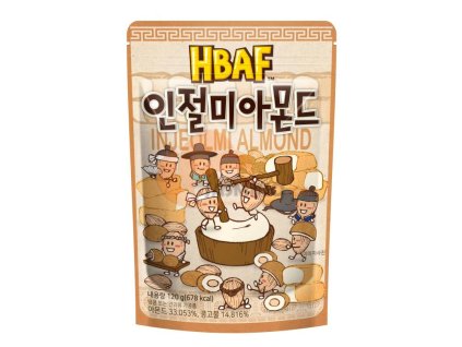 HBAF Injeolmi o smaku migdałowym 120g