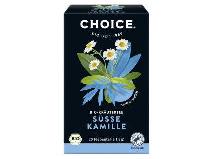 CHOICE Kräutertee Süße Kamille 20 x 1,5 g Bio