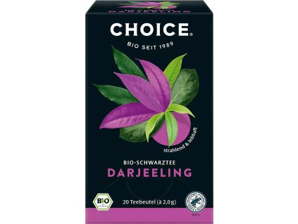 CHOICE Schwarzer Darjeeling Tee 20 x 2 g bio