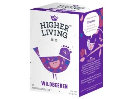 Higher Living Wild Berry Tea 22 g bio