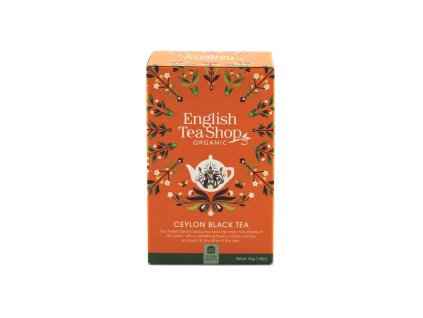 English Tea Shop Czarna herbata cejlońska 20 x 2,2 g organiczna