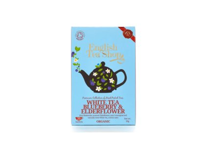 50118 english tea shop bily caj boruvka a bez 20 x 2 g bio