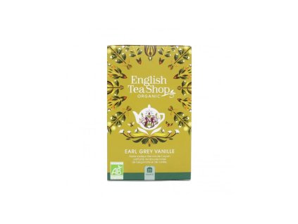 English Tea Shop Fekete tea Earl Grey vanília 20 x 2 g bio