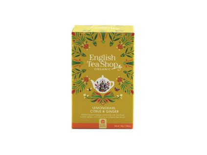 English Tea Shop Tee Zitronengras, Zitrus und Ingwer 20 x 1,5 g bio