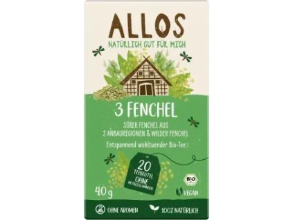 Allos Kräutertee 3er Fenchelsorten 20 x 2 g bio