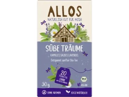 Allos Herbata ziołowa Słodkie sny 20 x 1,5 g ekologiczna