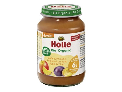 Holle Pyré jablko a slivka 190 g bio
