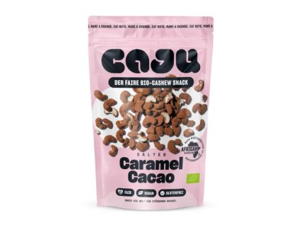 Caju Cashews Solony Karmel Kakao 140 g organiczne