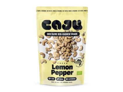 Caju Cashews spiced Lemon Pepper 140 g organic