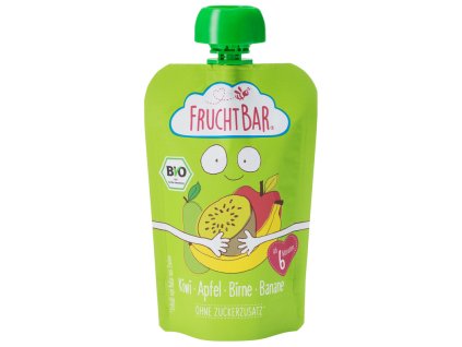 Fruchtbar Pyré kivi jablko hruška banán 100g bio