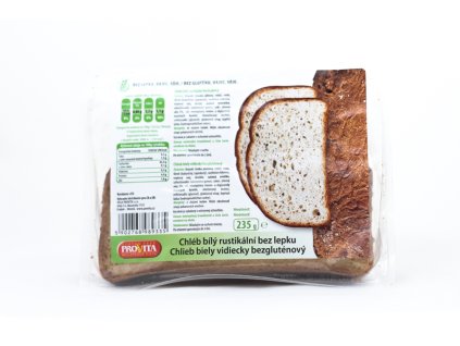 Gluten-free rustic white bread 235g PROVITA