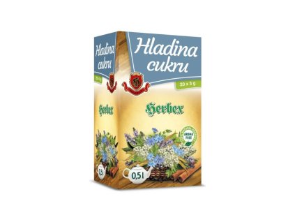Čaj Hladina cukru - Herbex 20x3g