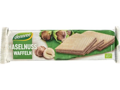 Wafle orzechowe Dennree 125g organiczne