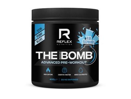 The Muscle BOMB 400g blue raspberry