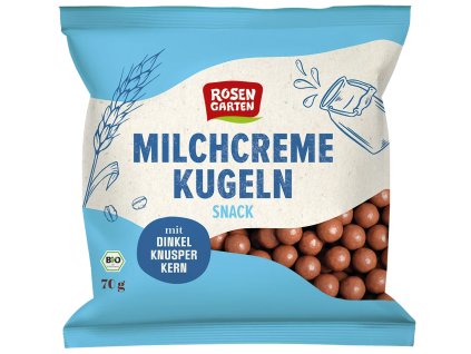 Rosengarten Kulki orkiszowe w czekoladzie mlecznej 70 g ekologiczne