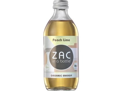 ZAC Caffeine drink Peach lime 330 ml organic