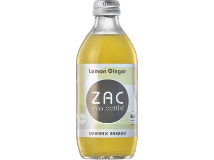 ZAC Caffeine drink Lemon ginger 330 ml bio